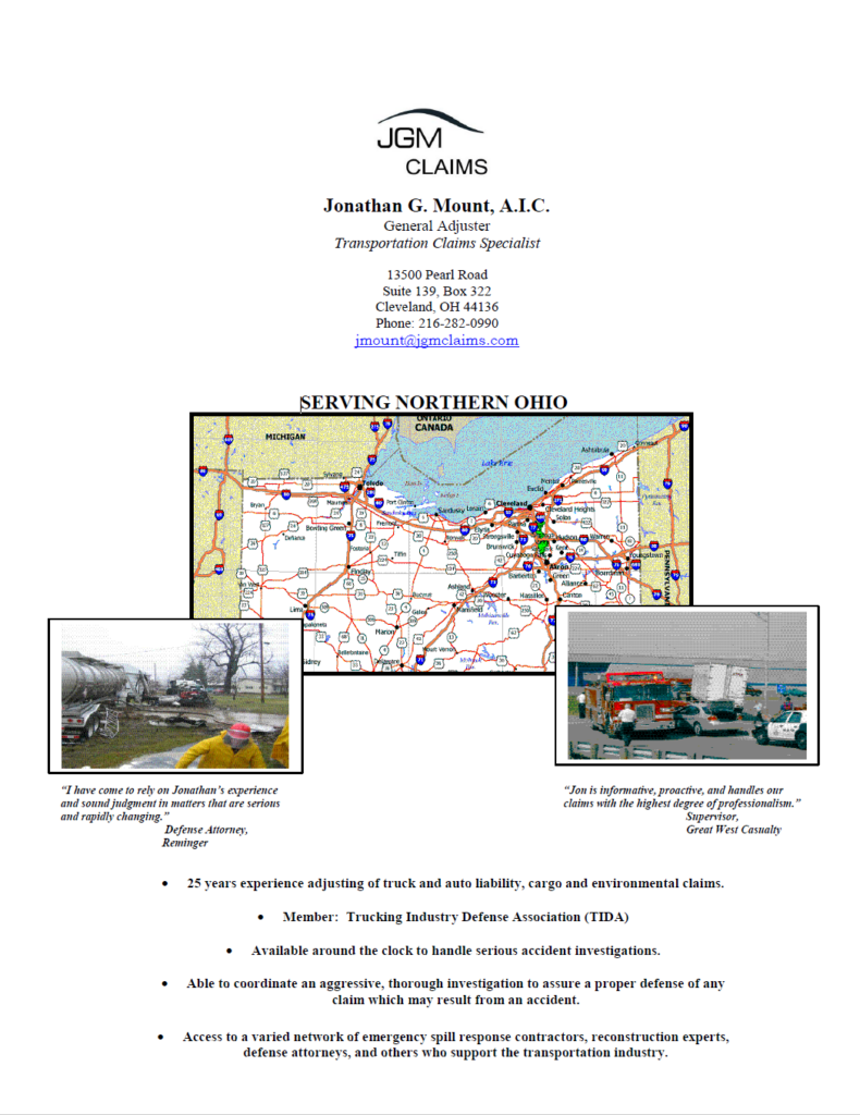 JGM Claims Transportation